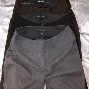 Express brand “Editor” pants. 3 pants included!